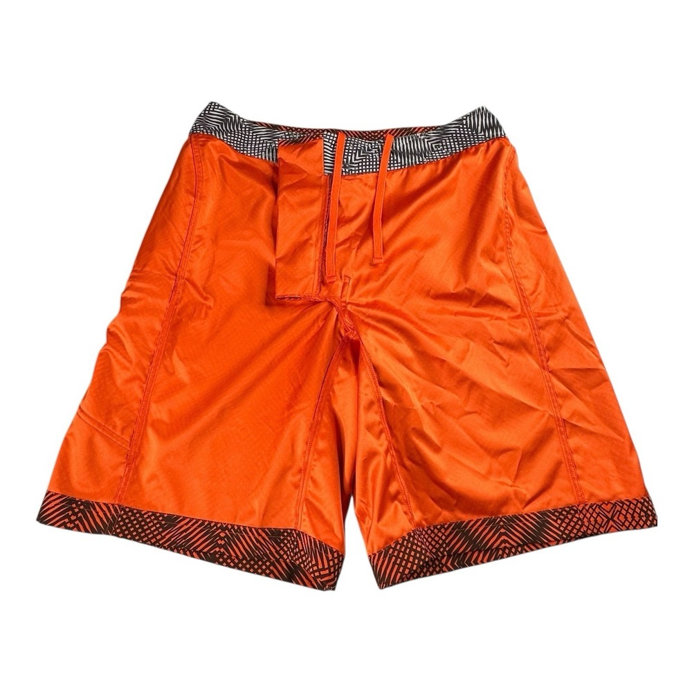 Under Armour Board Shorts Mens Size 34 Orange Loose Fit Drawstring - Picture 11 of 16